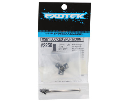 Exotek Mugen MSB1 Locked Spur Mount Set w/Titanium Bolt