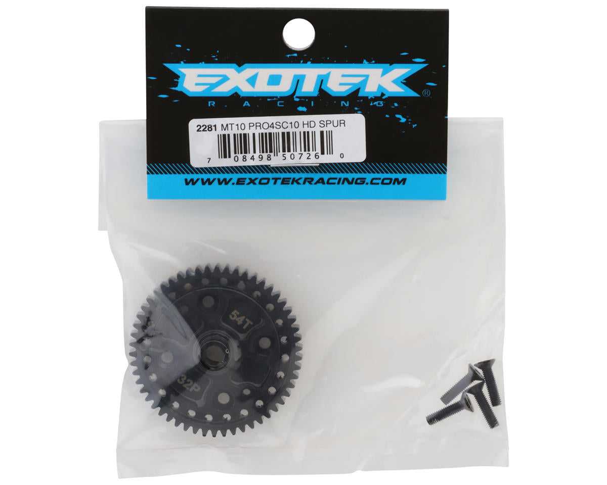 Exotek Team Associated MT10/Pro4 SC10 HD Hardened CNC Steel Spur Gear