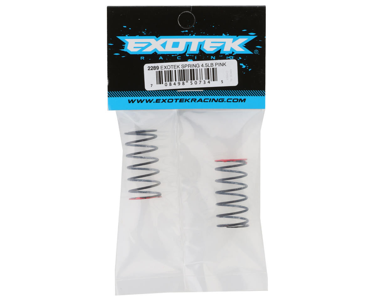 Exotek Vader Sprint Shock Springs (2) (Pink/4.5lbs)