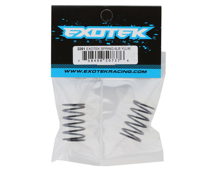 Exotek Vader Sprint Shock Springs (2) (Yellow/6.0lbs)