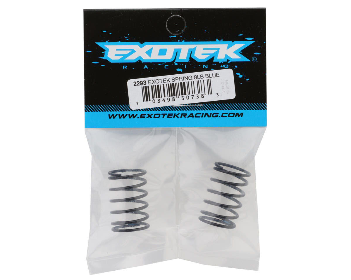 Exotek Vader Sprint Shock Springs (2) (Blue/8.0lbs)