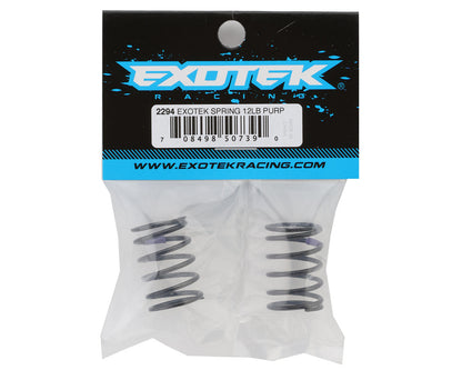 Exotek Vader Sprint Shock Springs (2) (Purple/12.0lbs)