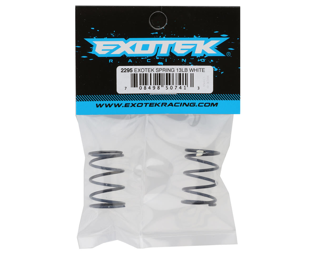 Exotek Vader Sprint Shock Springs (2) (White/13.0lbs)