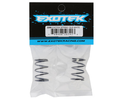 Exotek Vader Sprint Shock Springs (2) (White/13.0lbs)