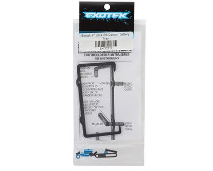 Exotek F1 Ultra R5 Carbon Battery Tray Set