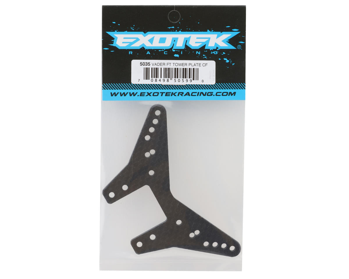 Exotek Vader Pro Carbon Fiber Front Shock Tower Plate