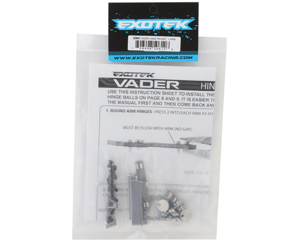 Exotek Vader Pro Steel Hing Pin Brace Set