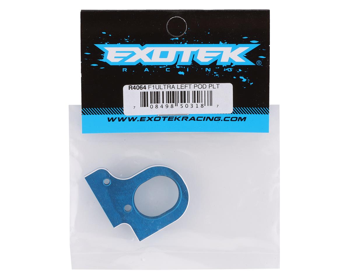 Exotek F1 Ultra Aluminum Left Pod Plate