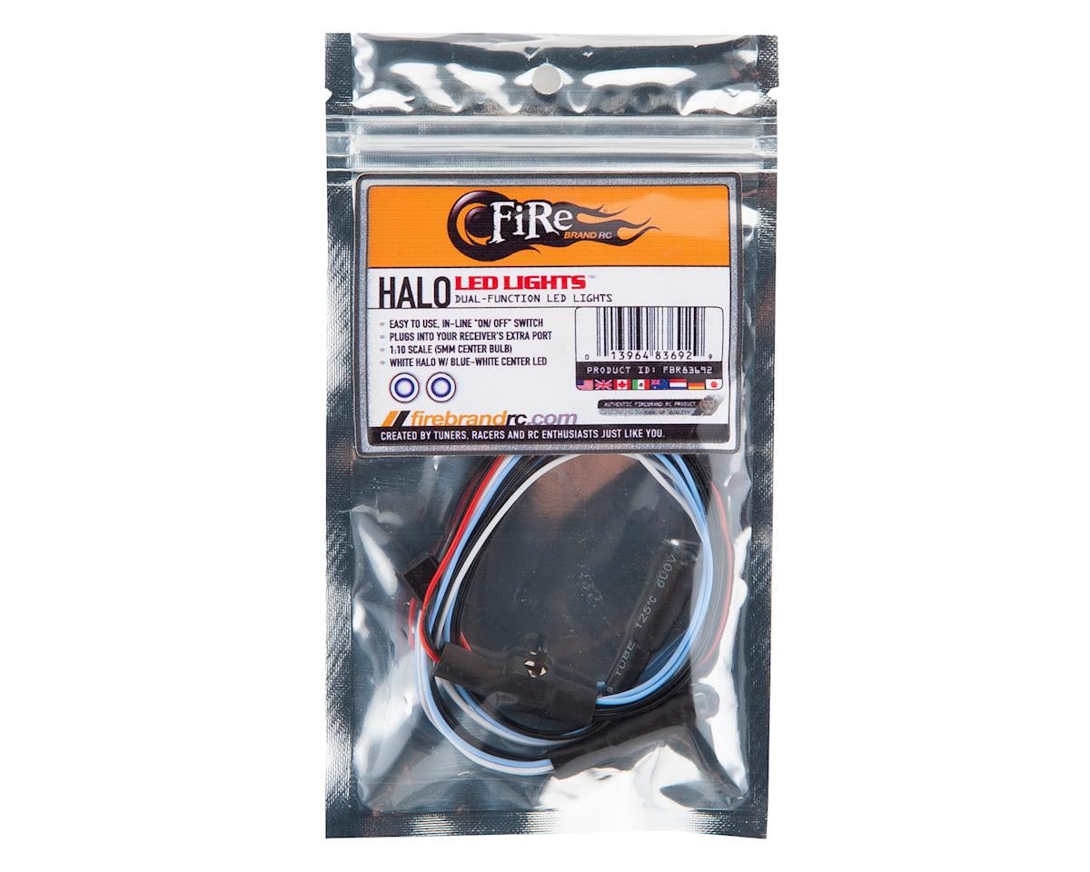 Firebrand RC Halos Dual Function LED Lights (Blue w/White Halo)