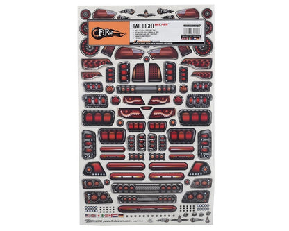 Firebrand RC Tail Lights Multi-Fit Decal Sheet (8.5x14")