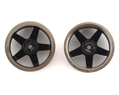 Firebrand RC HighFive PRO SERIES Aluminum Drift Wheels (4) (Gunmetal/Black)