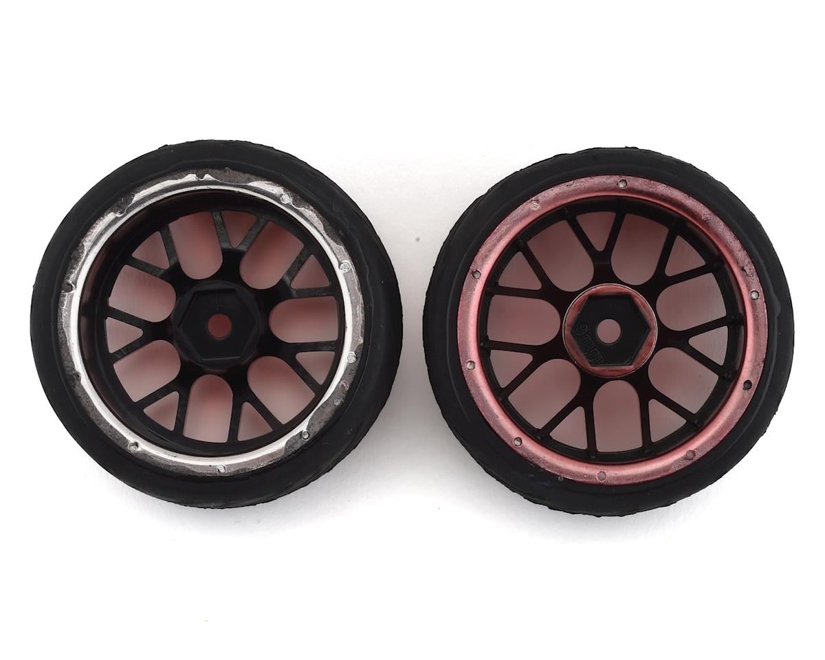 Firebrand RC Hypernova RT39 Pre-Mounted On-Road Tires (4) (Red Chrome)