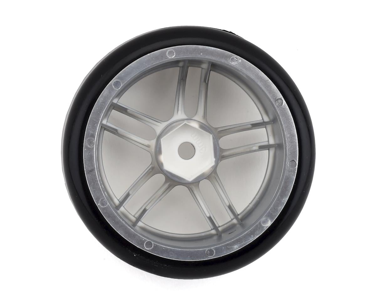 Firebrand RC Icestar D Pre-Mounted Slick Drift Tires (4) (Chrome)