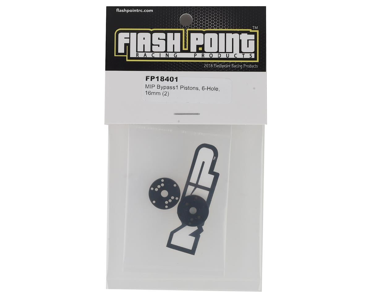 Flash Point MIP 16mm 6 Hole Bypass1 Shock Pistons (2)