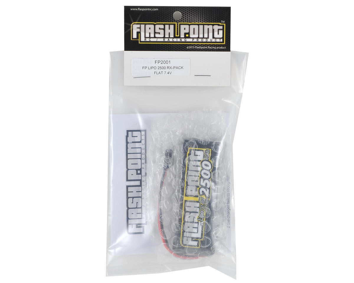 Flash Point 2S LiPo Receiver Battery Pack w/Balancer Plug (7.4V/2500mAh)
