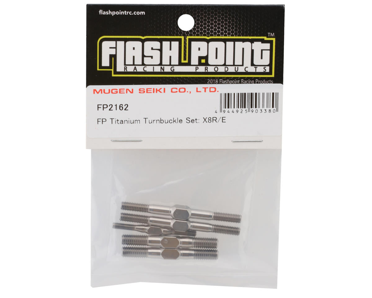 Flash Point Mugen MBX8R/ECO Titanium Turnbuckle Set (5)