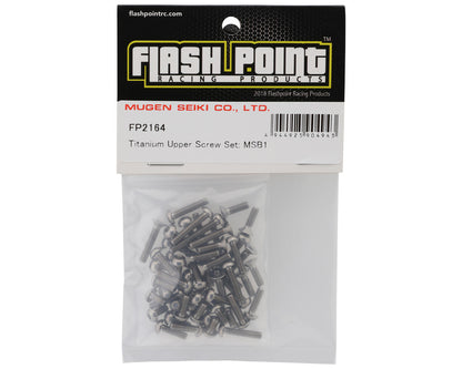 Flash Point MSB1 Titanium Upper Screws Set (Natural)