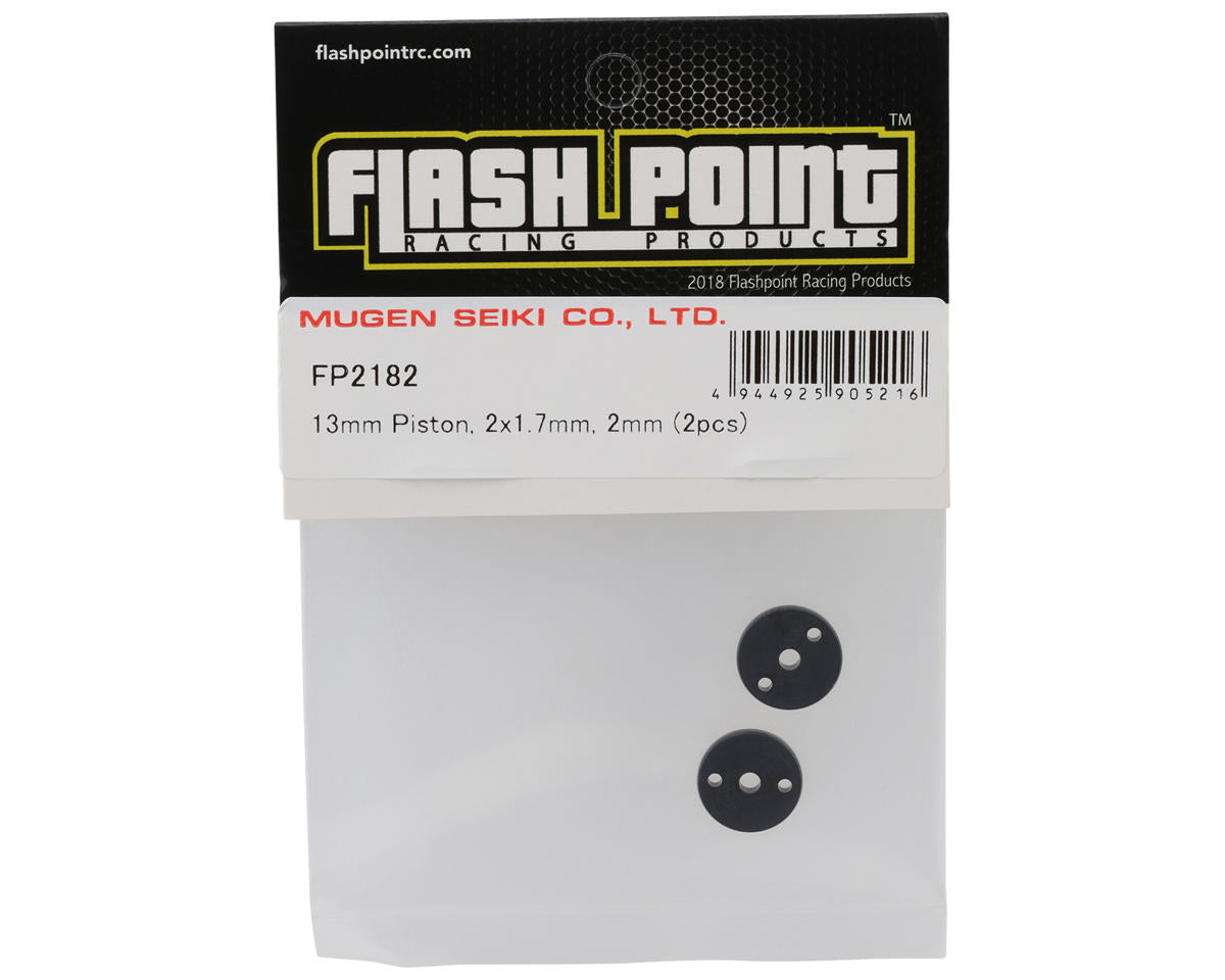 Flash Point 13mm 2mm Shock Pistons (2-Hole) (2) (1.7mm)
