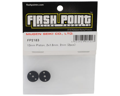Flash Point 13mm 2mm Shock Pistons (2-Hole) (2) (1.8mm)
