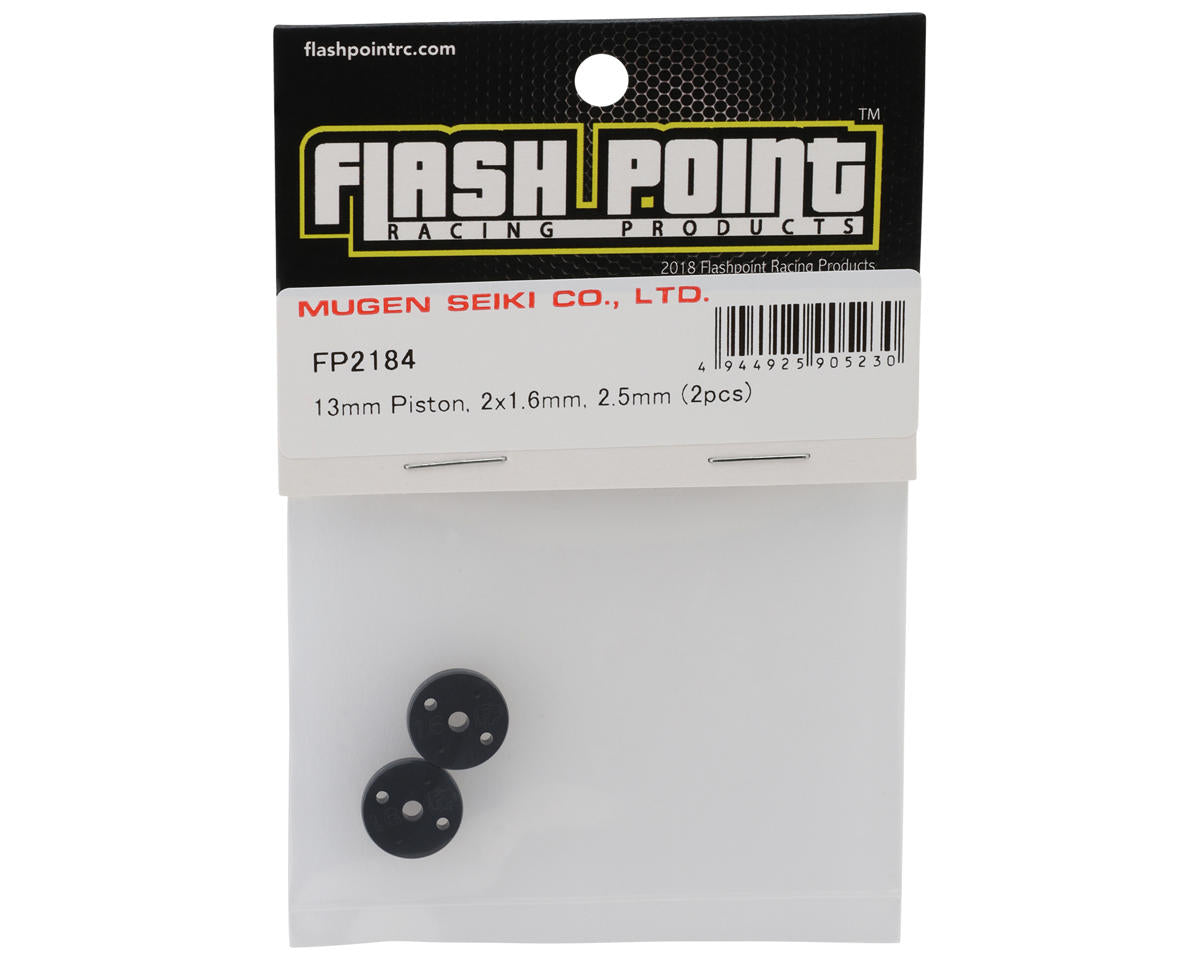 Flash Point 13mm 2.5mm Shock Pistons (2-Hole) (2) (1.6mm)