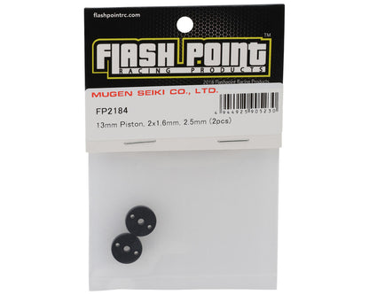 Flash Point 13mm 2.5mm Shock Pistons (2-Hole) (2) (1.6mm)