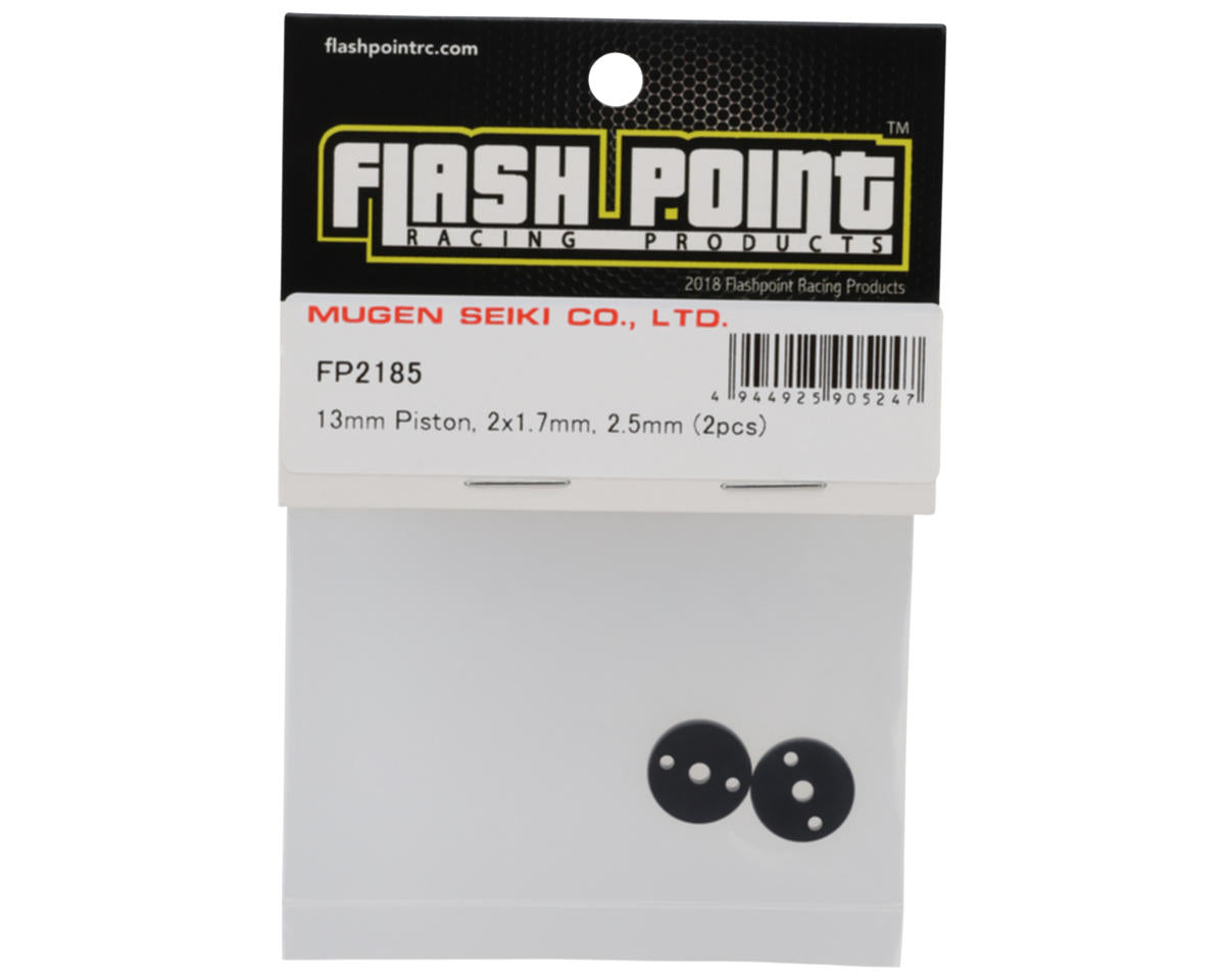 Flash Point 13mm 2.5mm Shock Pistons (2-Hole) (2) (1.7mm)
