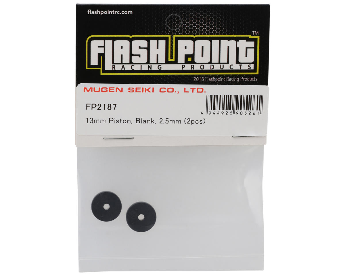 Flash Point 13mm 2.5mm Shock Piston (2) (Blank)