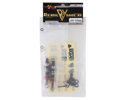 FriXion RC REKOIL Scale Crawler Shocks w/Xtender Rod Ends (2) (55-60mm)