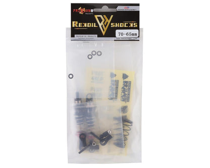 FriXion RC REKOIL Scale Crawler Shocks w/Xtender Rod Ends (2) (65-70mm)