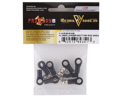 FriXion RC REKOIL Shock +2.5mm Bottom Rod Ends (8)