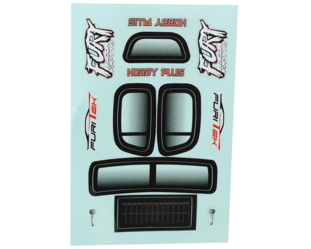 Furitek FX118 Fury Wagon Body (Clear)