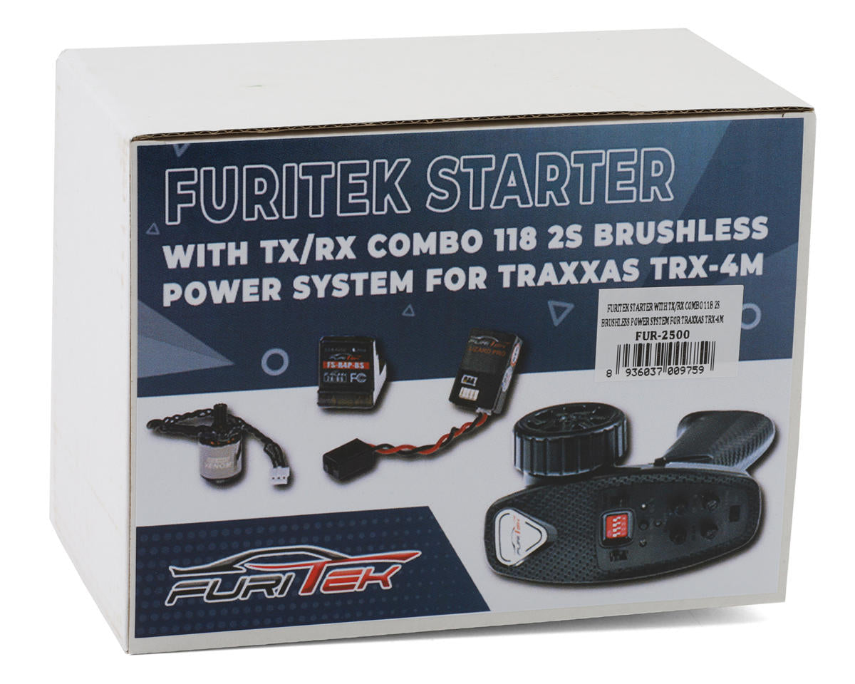 Furitek 118 2S Brushless Starter Combo w/Venom Motor (3450kV) for Traxxas TRX-4M