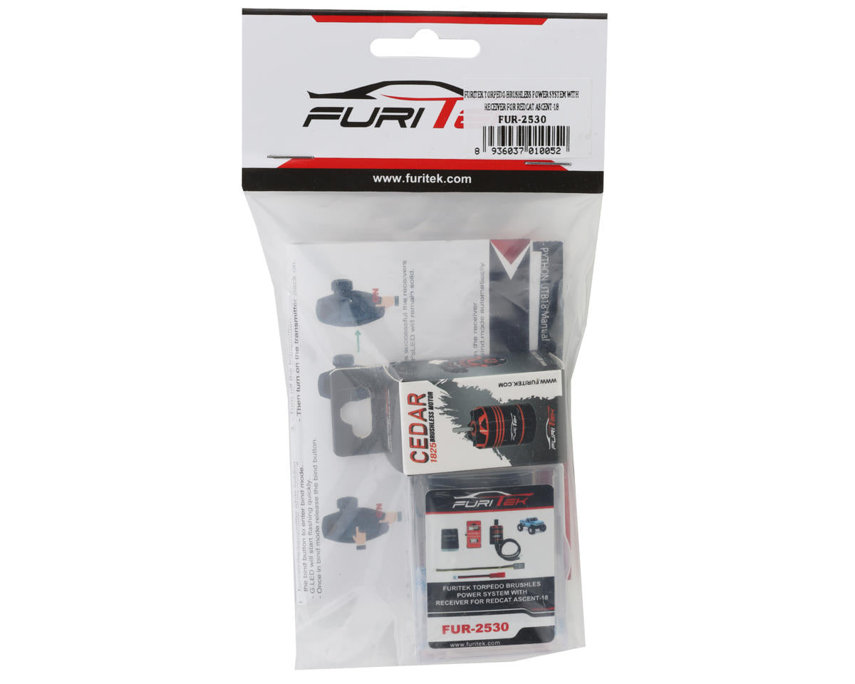 Furitek Redcat Ascent-18 Torpedo Brushless Combo w/Python Pro 40A ESC