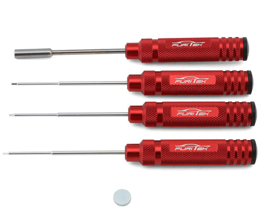 Furitek 4-Piece Metric & SAE 1/24 & 1/28 Micro Crawler Tool Set w/Carrying Case