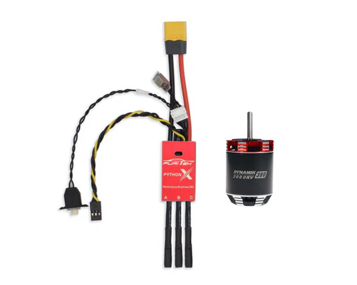 Furitek Python X 80A 1/10 Crawler Brushless ESC & Motor Combo (DYNAMIK 380)