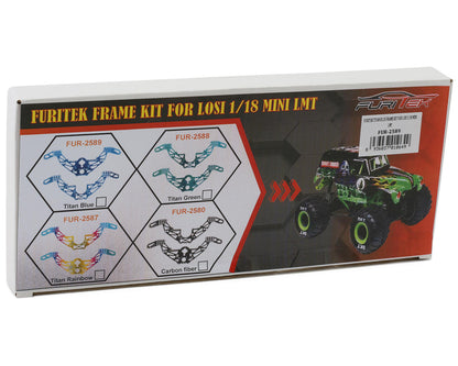 Furitek Losi 1/18 Mini LMT Titanium Chassis Frame Kit (Blue)