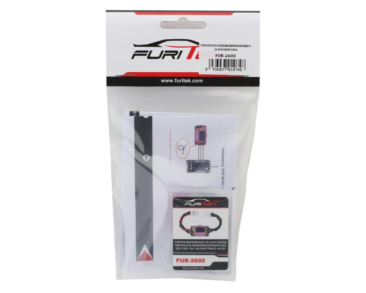 Furitek Microboost 2S 25A Brushless Sensored/Sensorless Micro Drift ESC