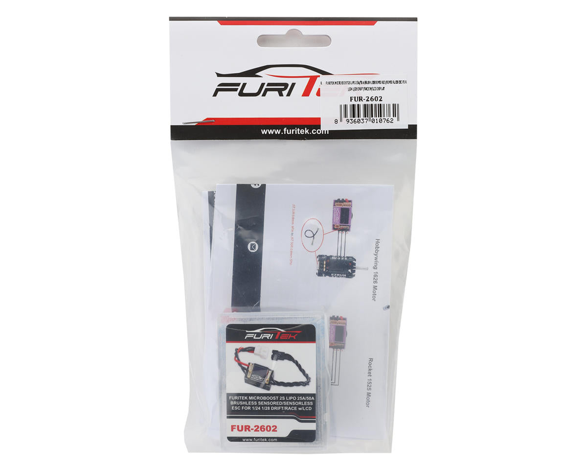 Furitek Microboost 2S 25A Brushless Sensored/Sensorless Micro Drift ESC