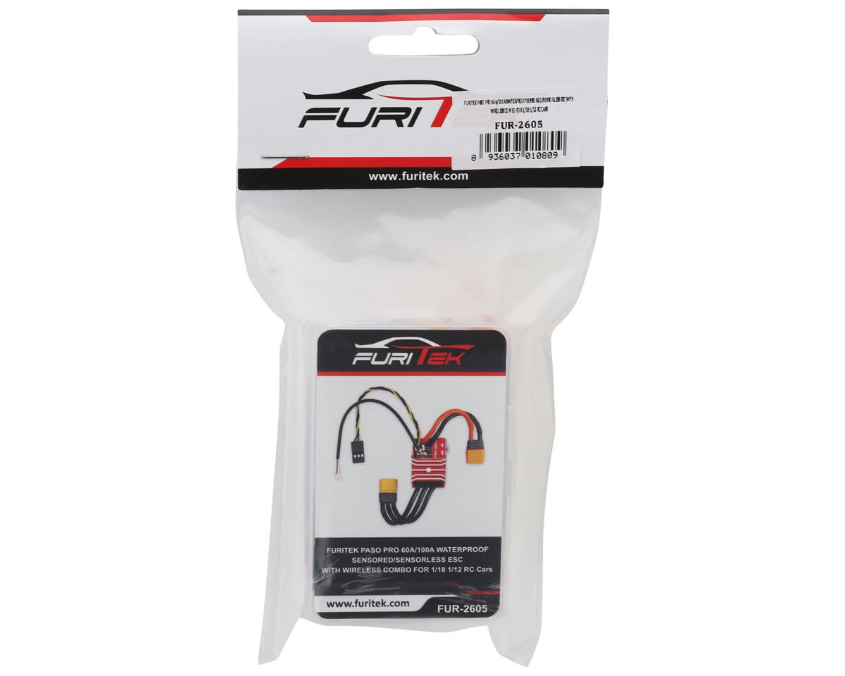 Furitek Paso Pro Waterproof Brushless Sensored Mini ESC (60/100A)