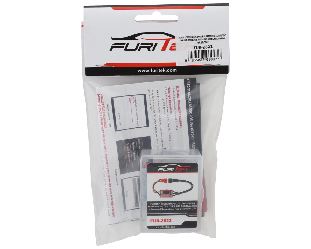 Furitek Microboost 2S 25A Brushless Sensored/Sensorless Micro Drift ESC