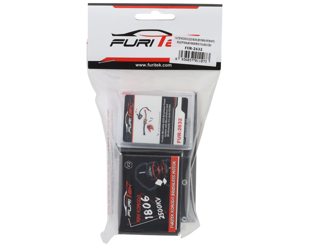 Furitek MicroSilk 2025 Brushless Power System Combo for Axial® SCX24®