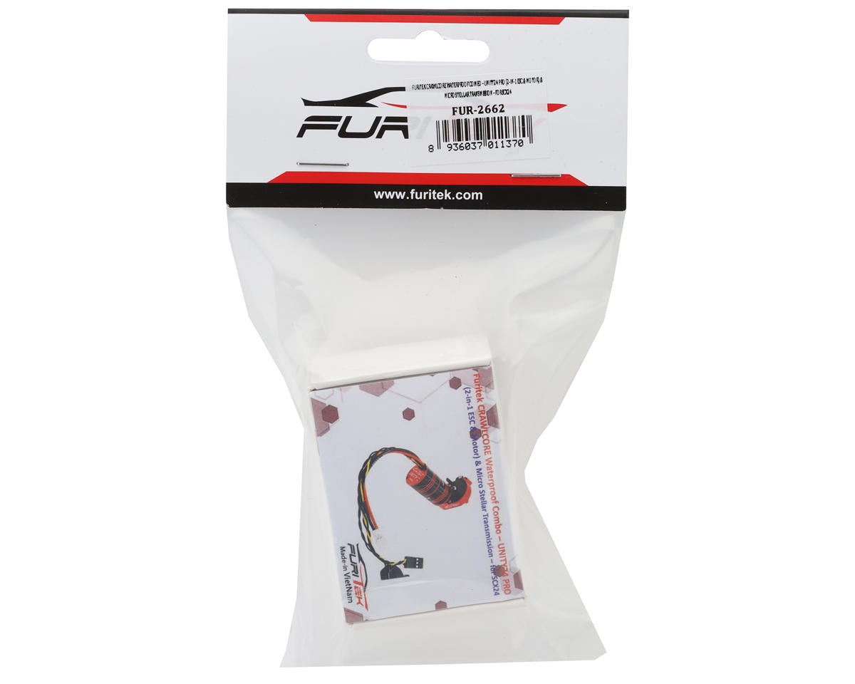 Furitek Axial® SCX24 Unity24 PRO 2-in-1 Micro FOC Brushless System (3500kV)