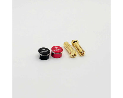 Furitek LowPro Bullet Plug Grips w/5mm Bullets (Black/Red)