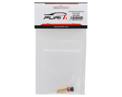 Furitek LowPro Bullet Plug Grips w/4-5mm Bullets (Black/Red)