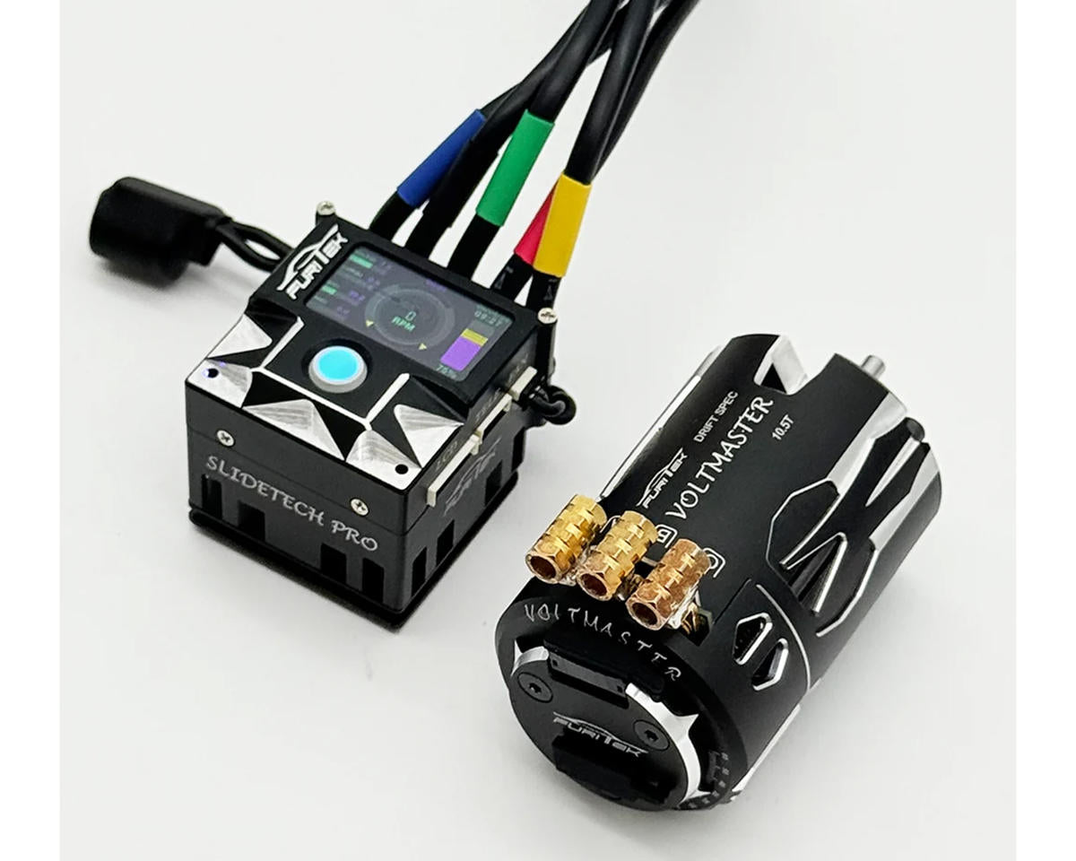 Furitek SlideVolt Pro 1/10 Drift Sensored Brushless ESC & Motor Combo