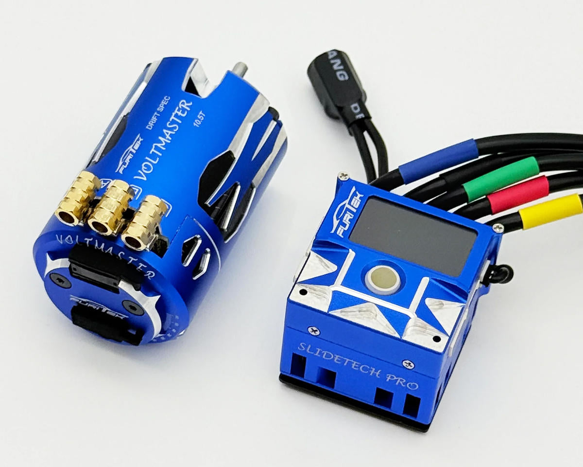 Furitek SlideVolt Pro 1/10 Drift Sensored Brushless ESC & Motor Combo