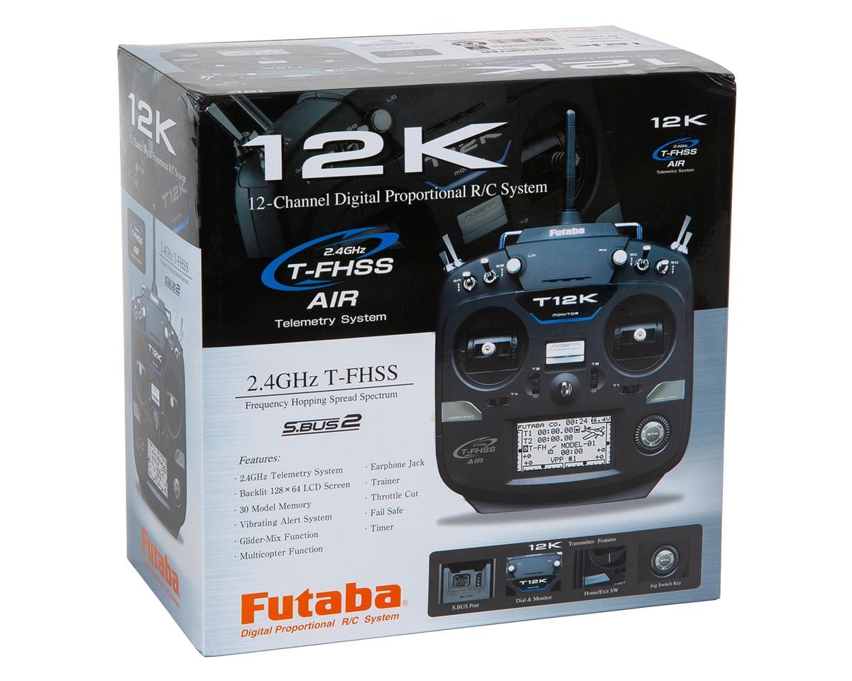 Futaba 12K 2.4GHz T-FHSS 14 Channel Radio System (FPV) w/R3001SB Receiver