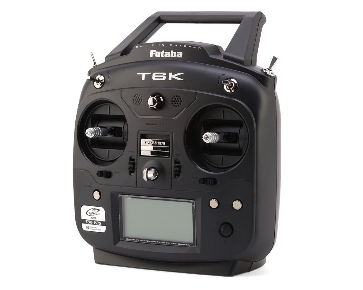 Futaba T6K-V3S 2.4GHz V3S FHSS/T-FHSS 8-Channel Radio System (Heli)
