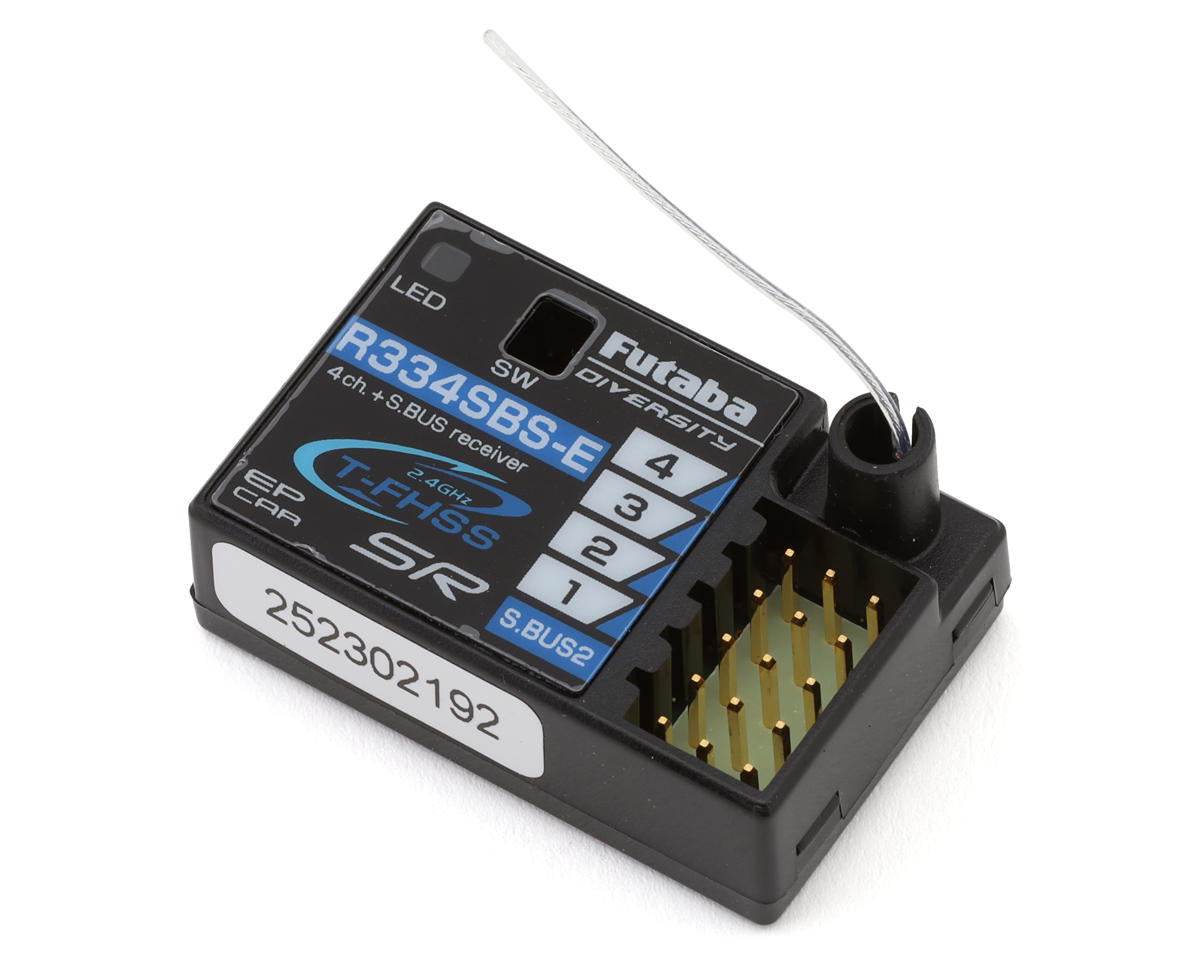 Futaba R334SBS-E T-FHSS SR S.Bus2 4-Channel 2.4GHz Receiver (EP Only)