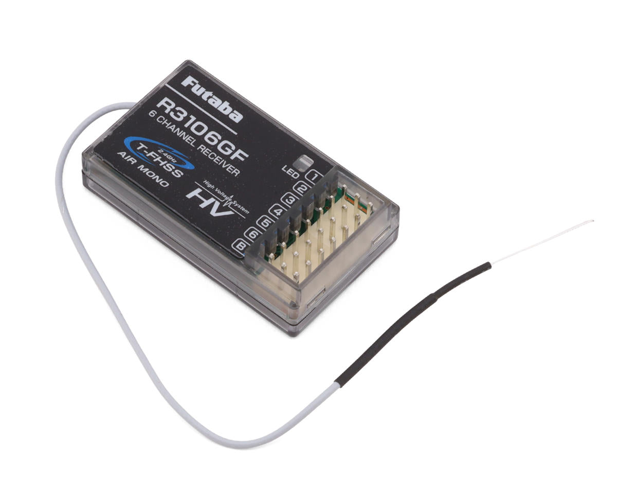 Futaba R3106GF T-FHSS Mono 6 Channel 2.4GHz Receiver (Airplane)